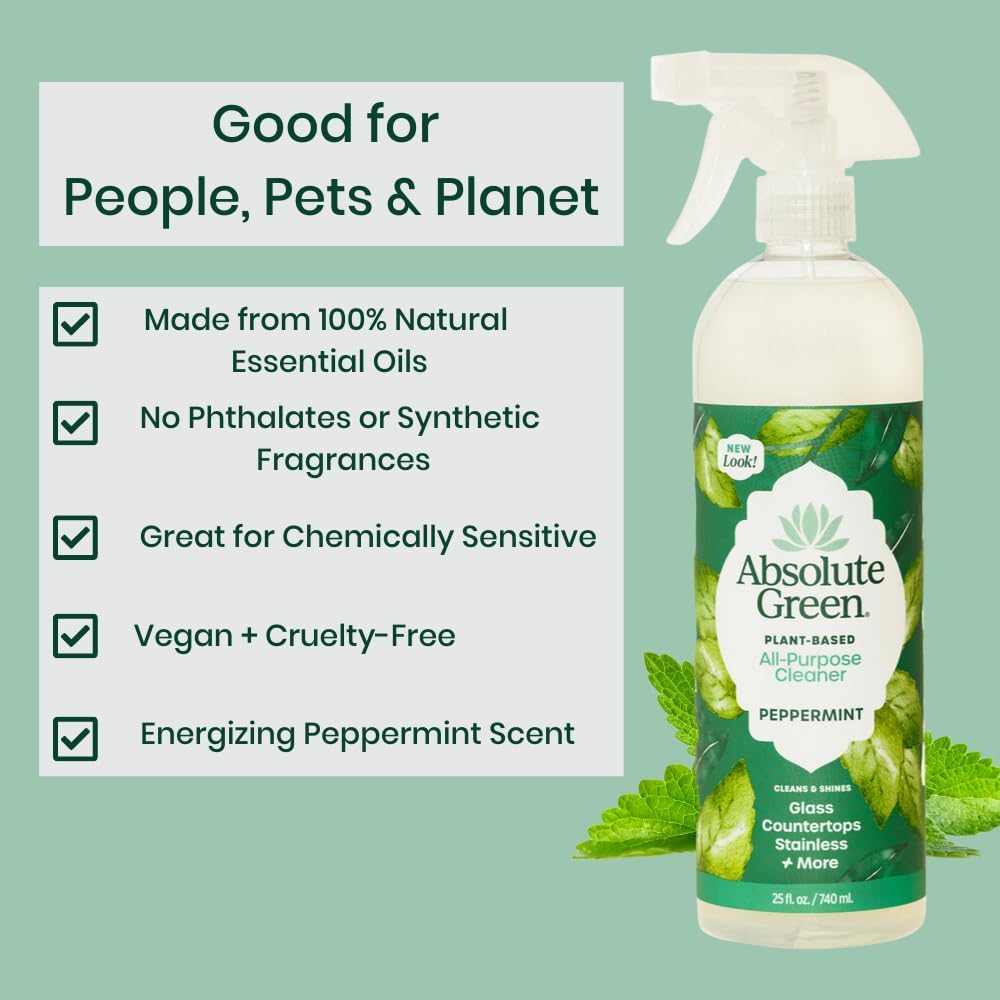 Absolute Green All Purpose Cleaner Spray 2 Pack