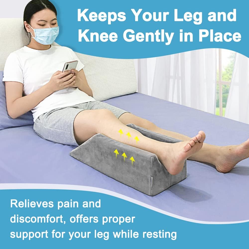 Zelen Leg Elevation Pillow for Post Surgery Recovery 1