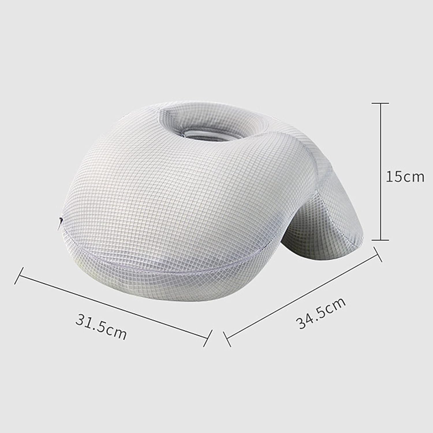 TEMKIN Cervical Pillow Memory Foam Travel Neck Support 1