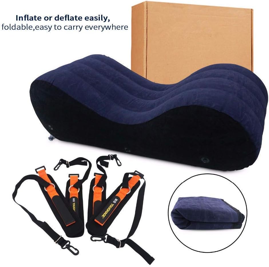 COSWE Wedge Pillow with Air Pump for Back and Leg Support