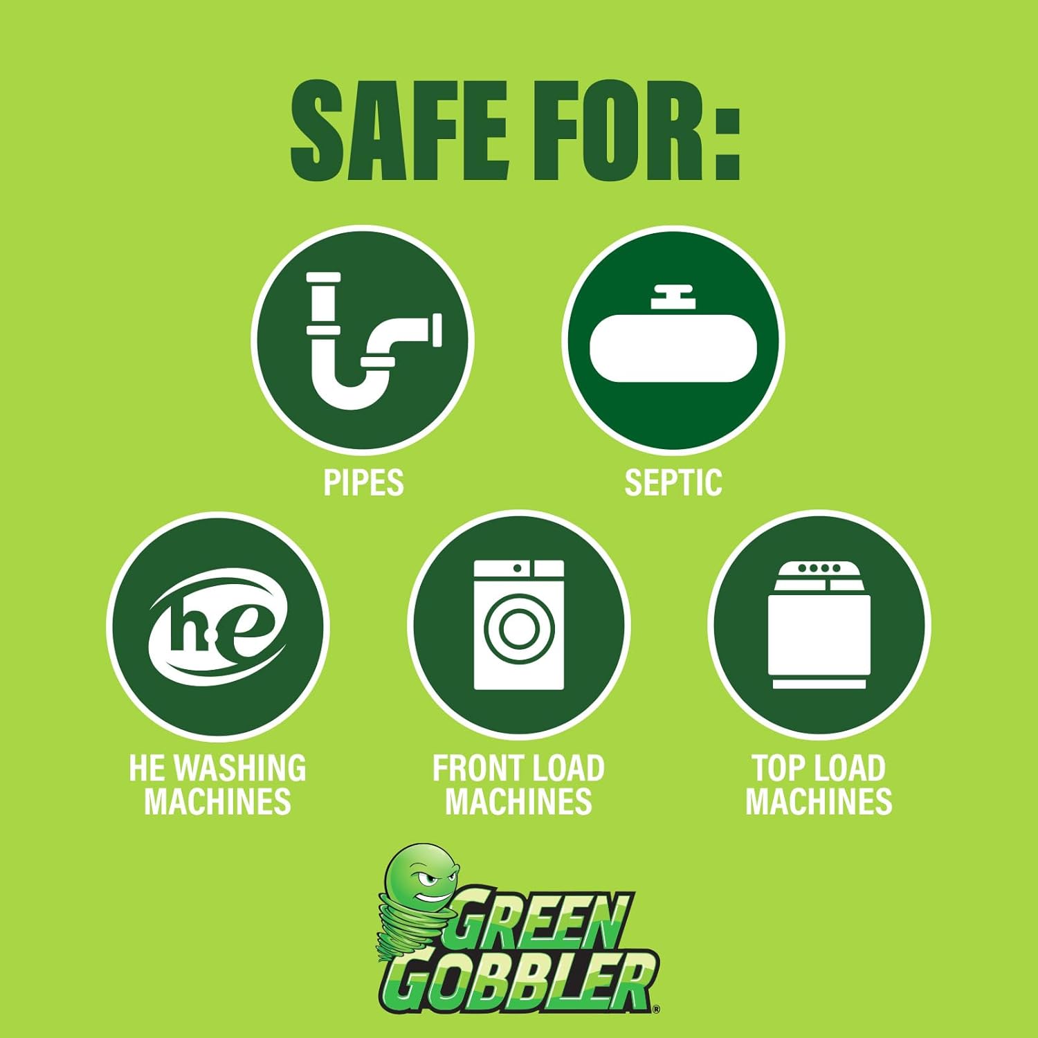 Green Gobbler Washing Machine Cleaner Tablets 28 Count