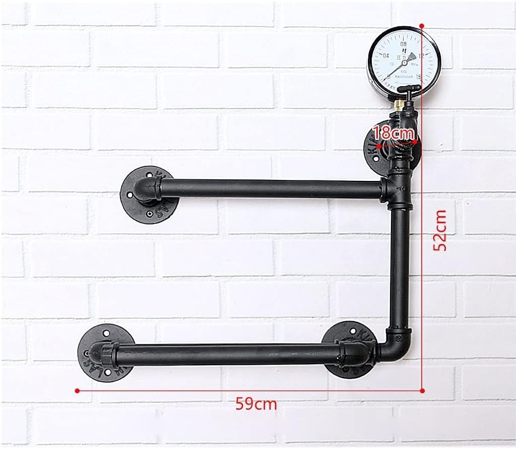 Pimex Vintage Industrial Wall-Mounted Wine Rack