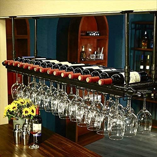Adjustable Wall-Mounted Wine Rack in Brass