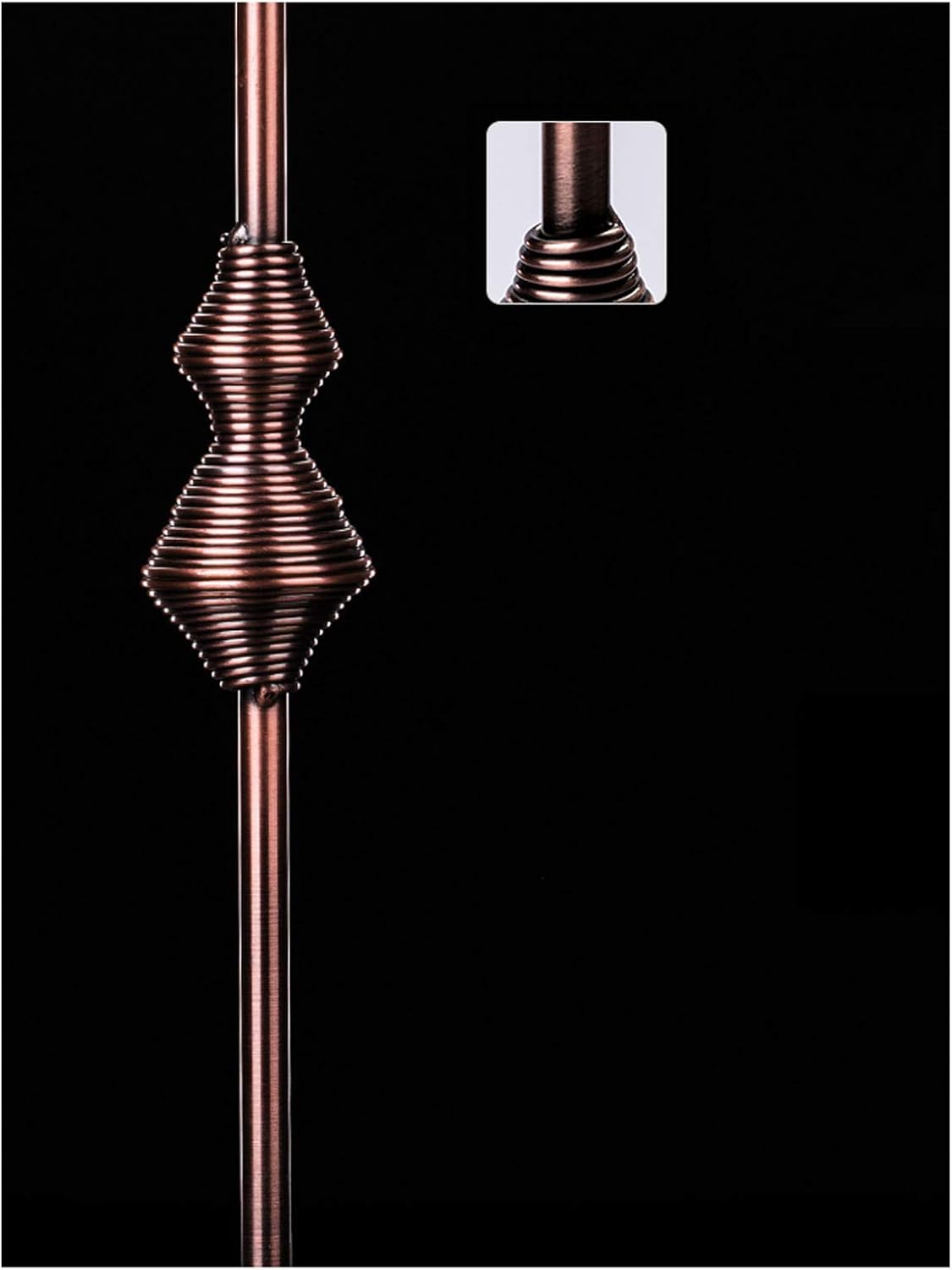 BOCbco 6-Hook Bronze Wrought Iron Wine Rack