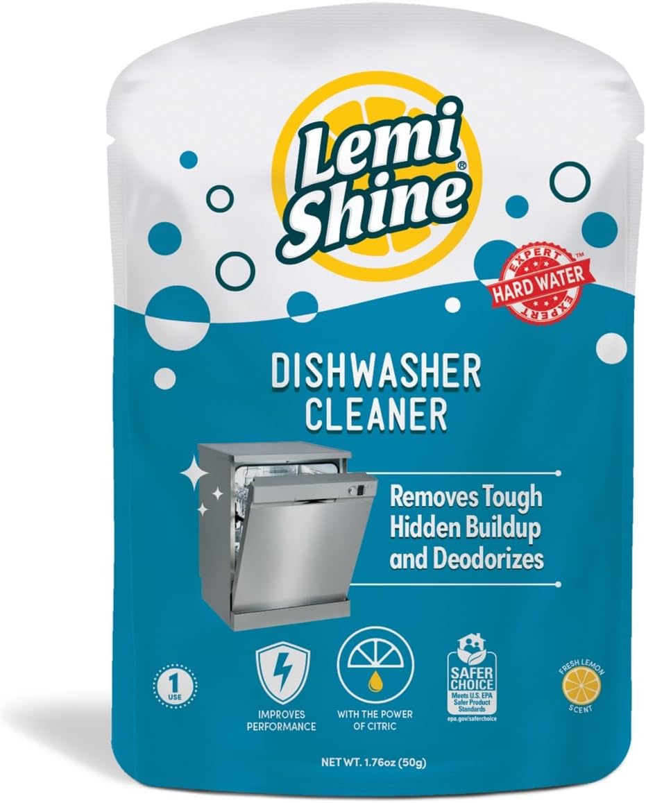 Lemi Shine Natural Dishwasher Cleaner with Lemon Scent 1