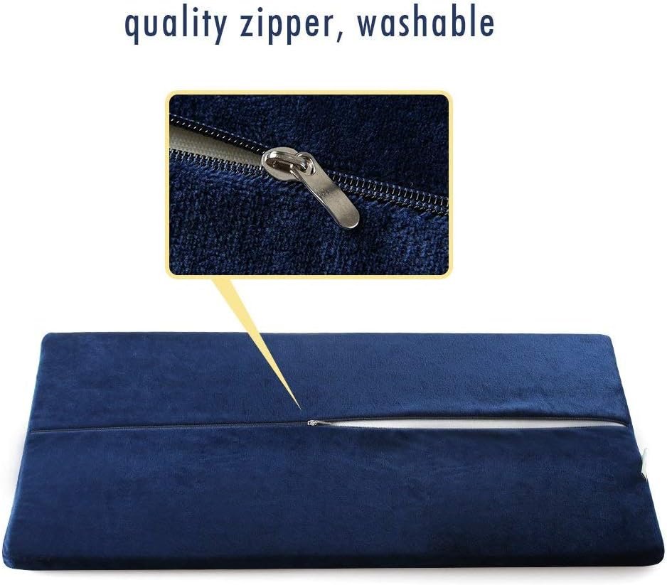 Cozy Hut Soft Memory Foam Lumbar Pillow for Back Pain Relief