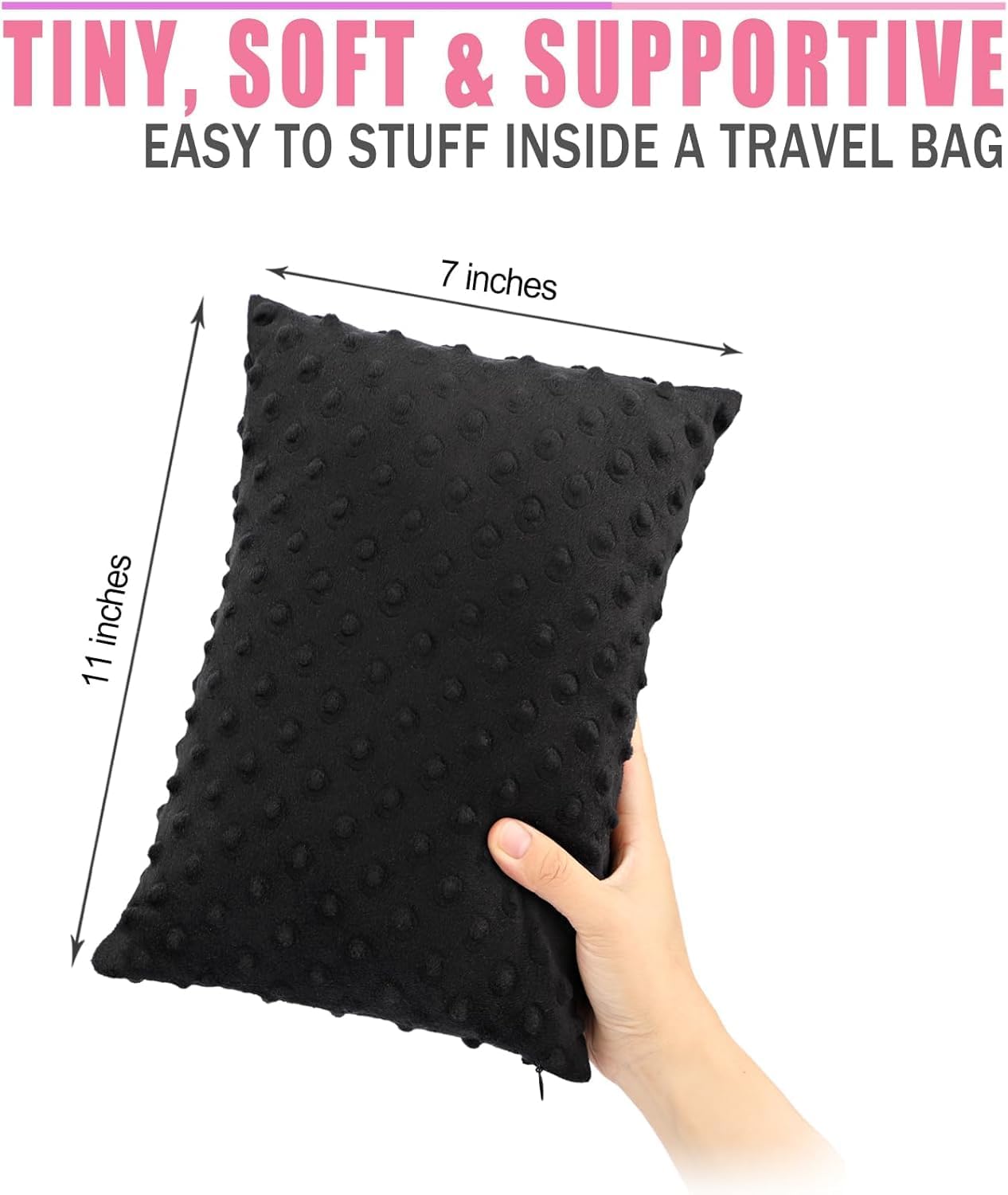 BNRendles Minky Dot Knee Pillow for Side Sleepers