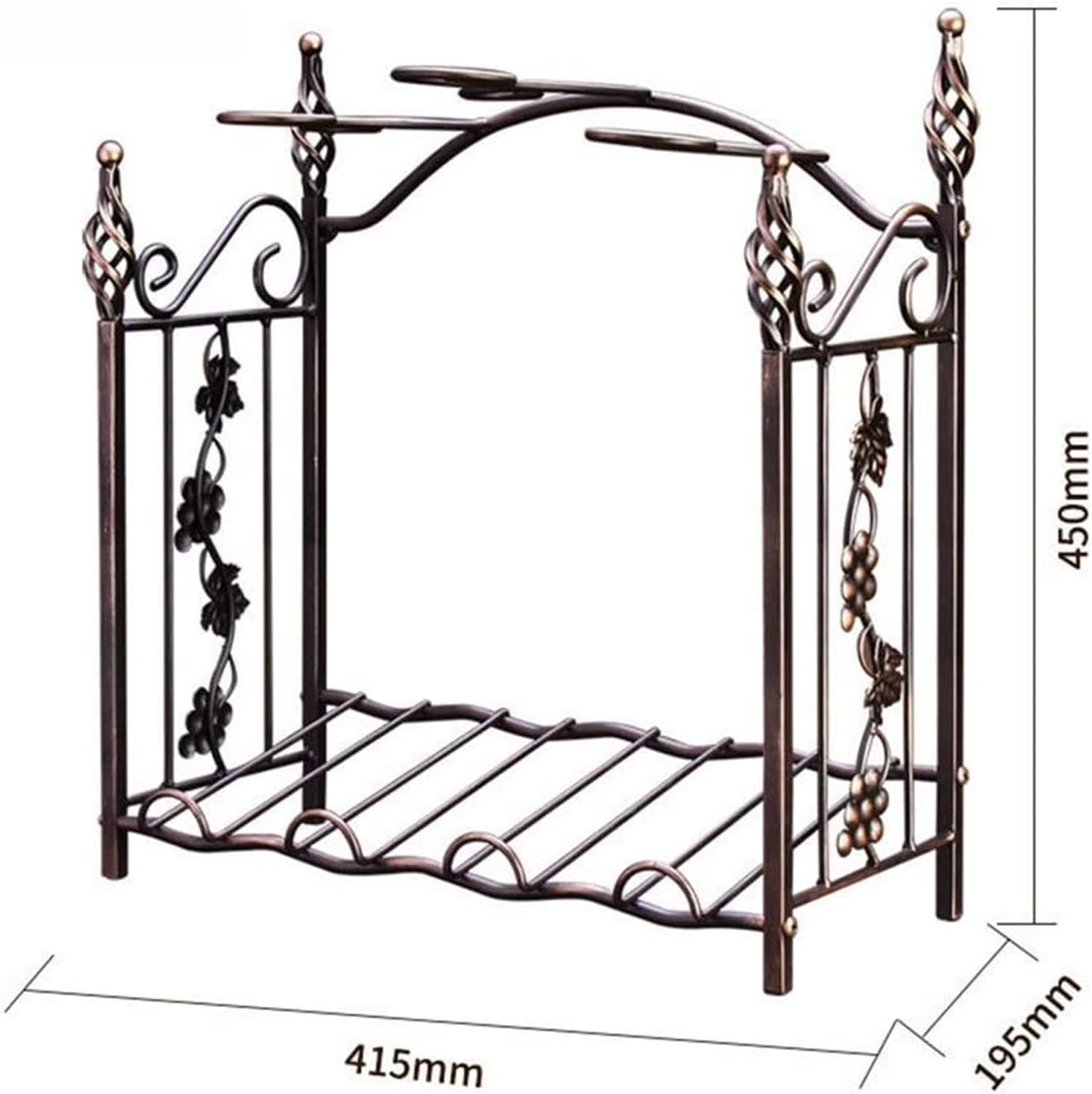 ALDEPO Wine Rack Wall Mounted Storage Organizer