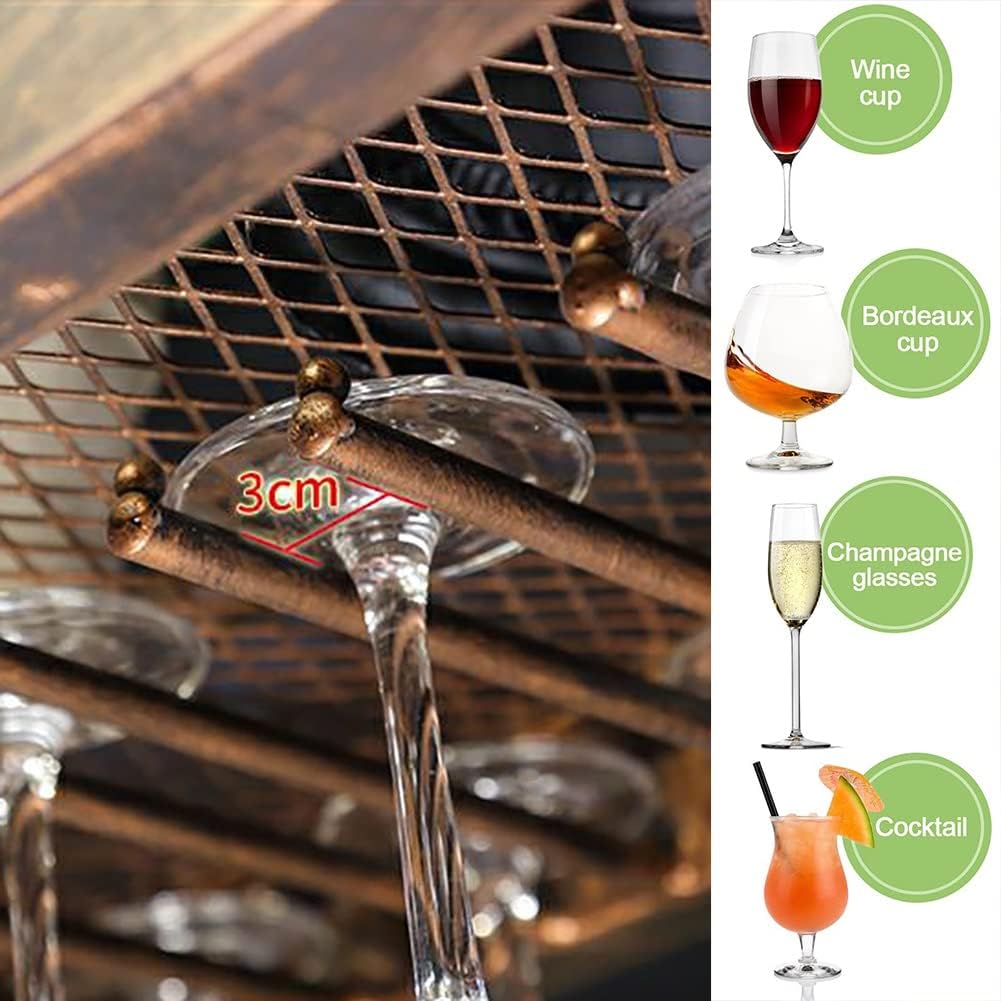 Hanging Wine Rack with Adjustable Height and Width 1