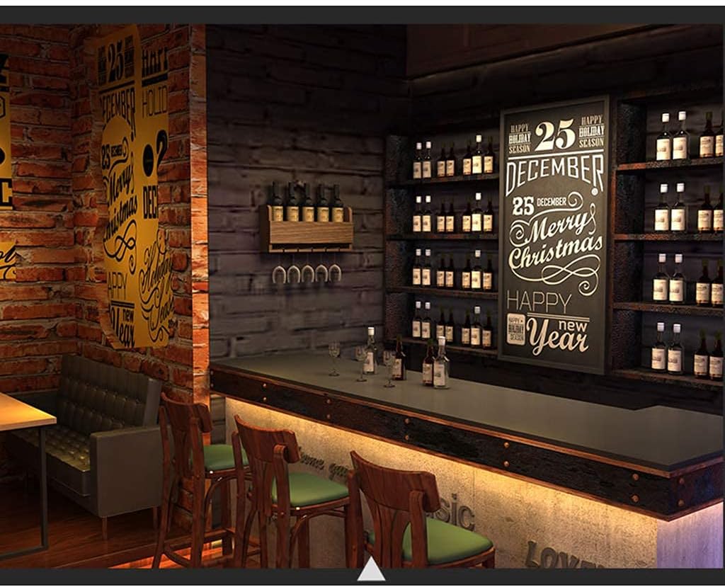BOCbco Wall-Mounted Wine Rack 5 Bottles 5 Glasses