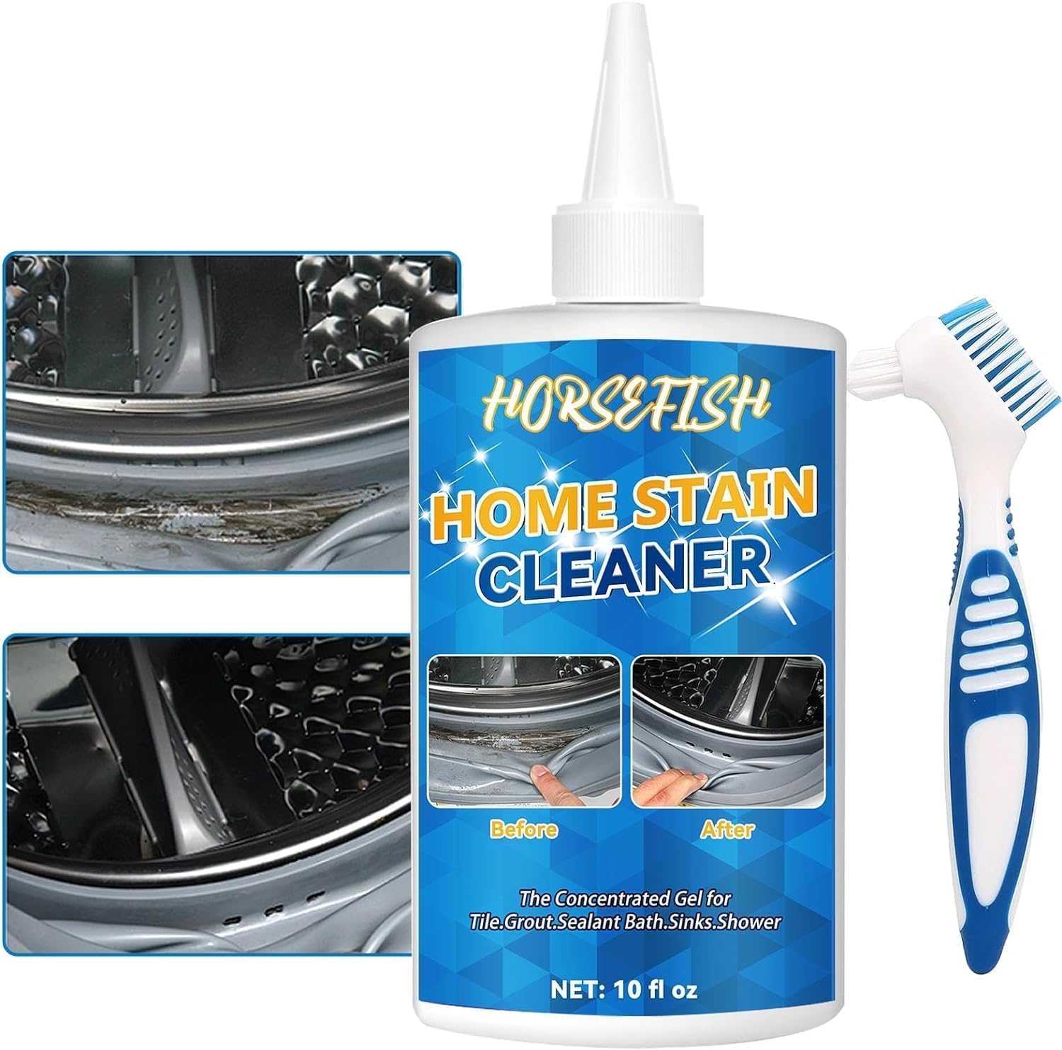 HORSEFISH TOOL 10 Fl Oz Washing Machine Cleaner Gel