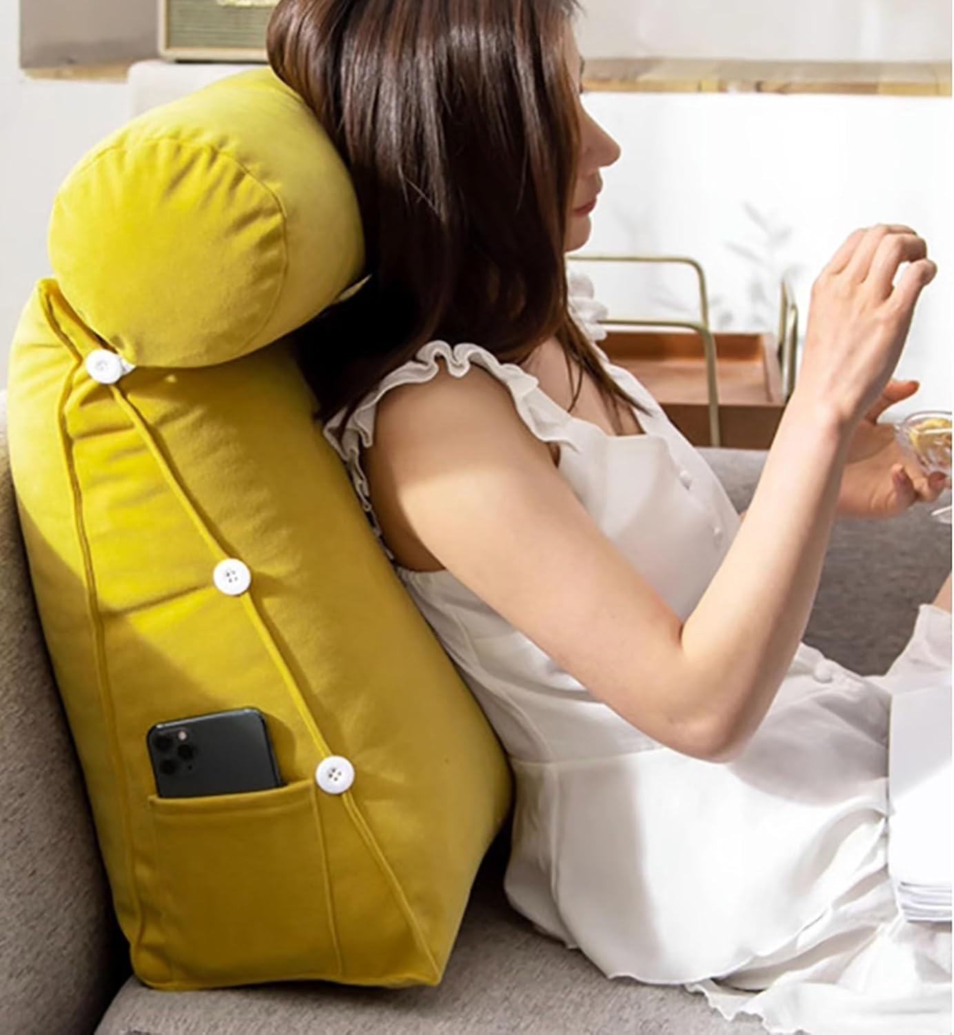 BESNUT Adjustable Wedge Pillow for Bed Reading and Rest