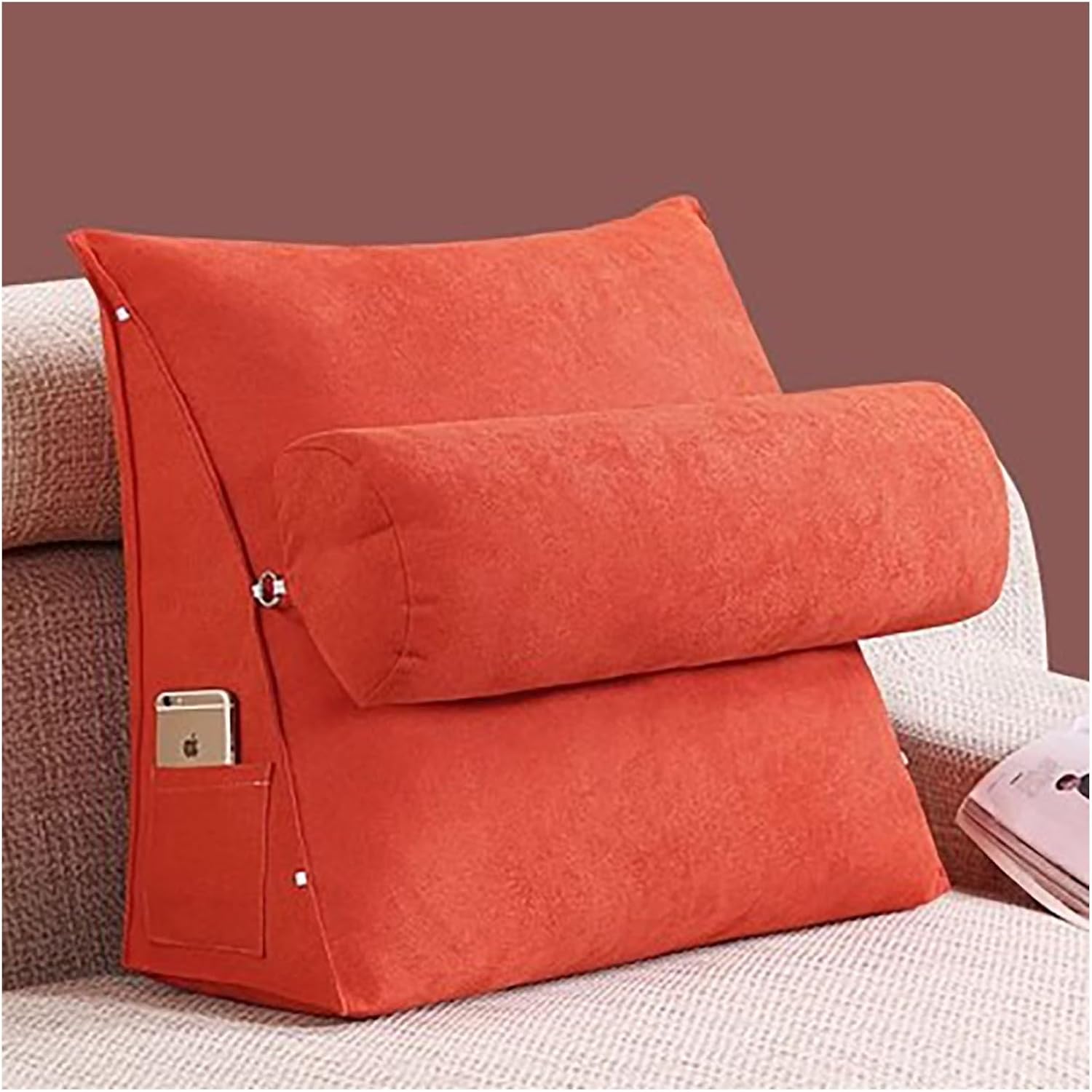 BESNUT Bed Rest Reading Pillow with Adjustable Steel Buckles and Back Support