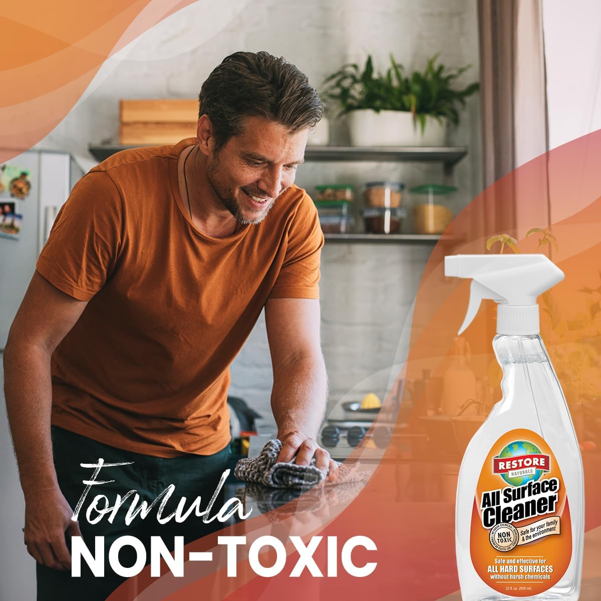 Restore Naturals All Surface Cleaner 22oz 6 Pack