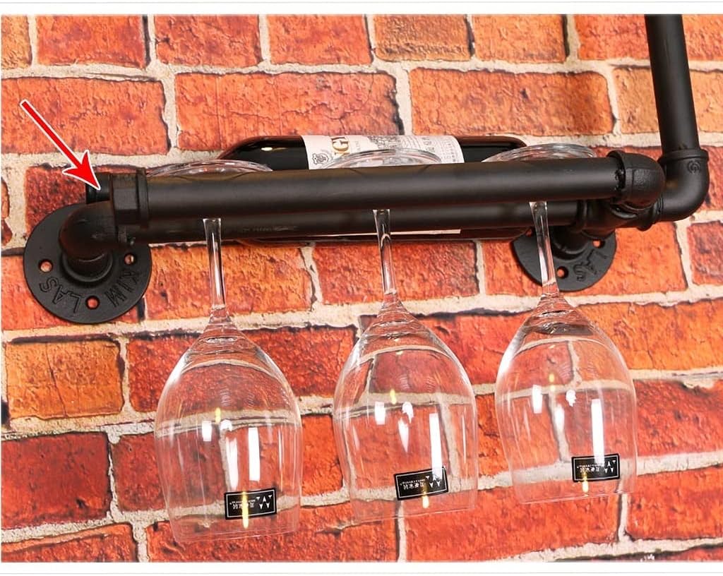 Pimex Vintage Industrial Wall-Mounted Wine Rack