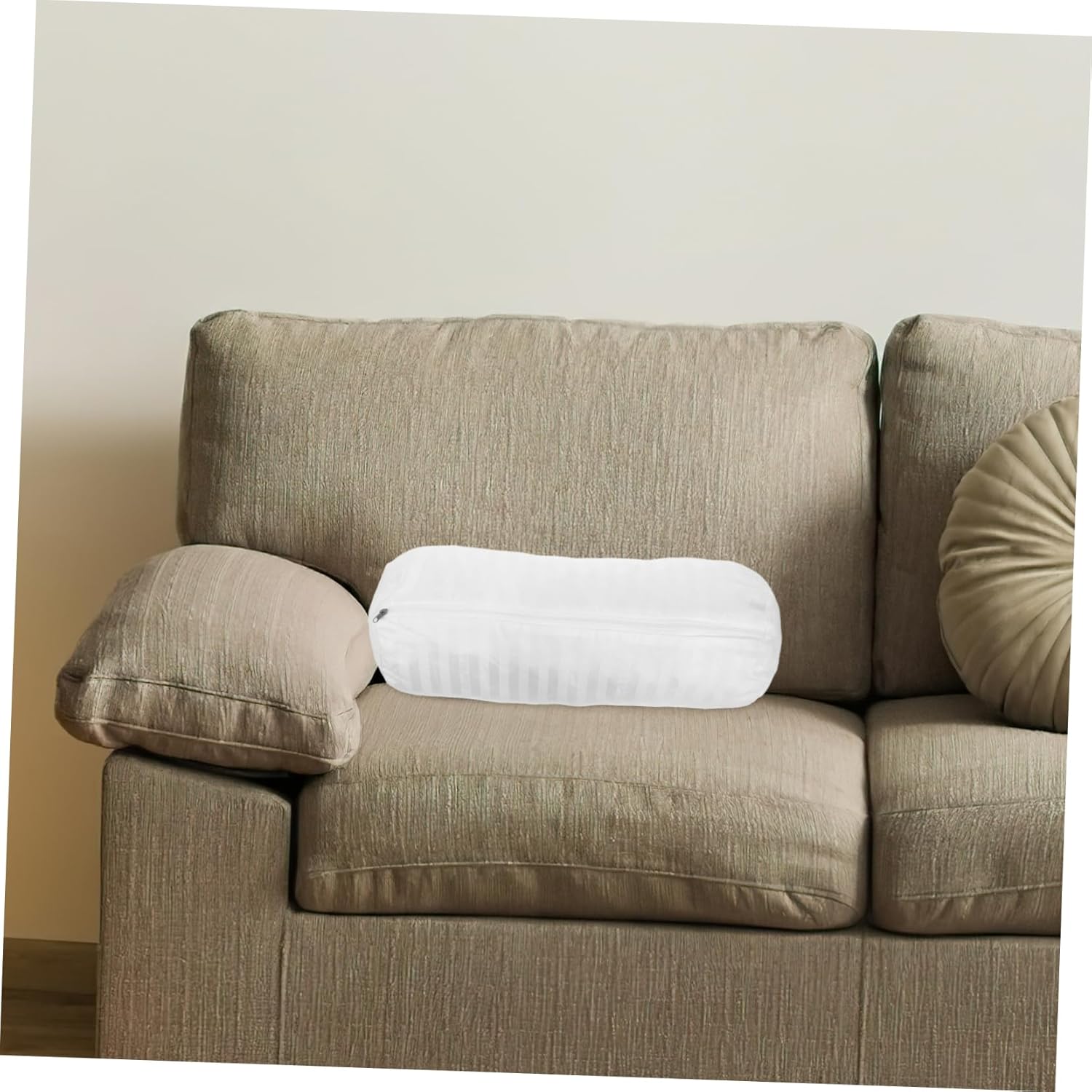 ORFOFE Cylindrical Neck Pillow Case Cover