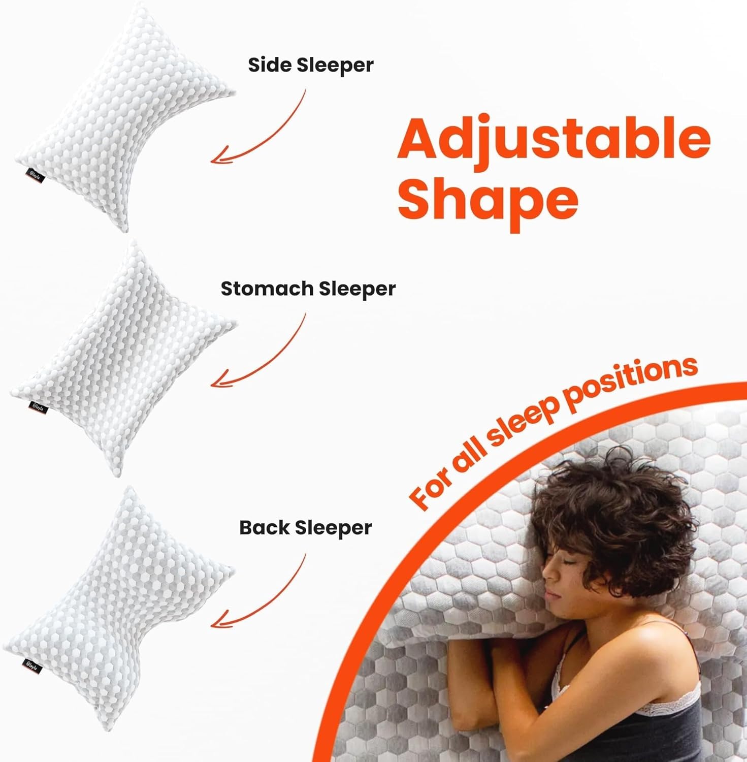 Taozhiyuan Adjustable Kapok Pillow King Pack of 1