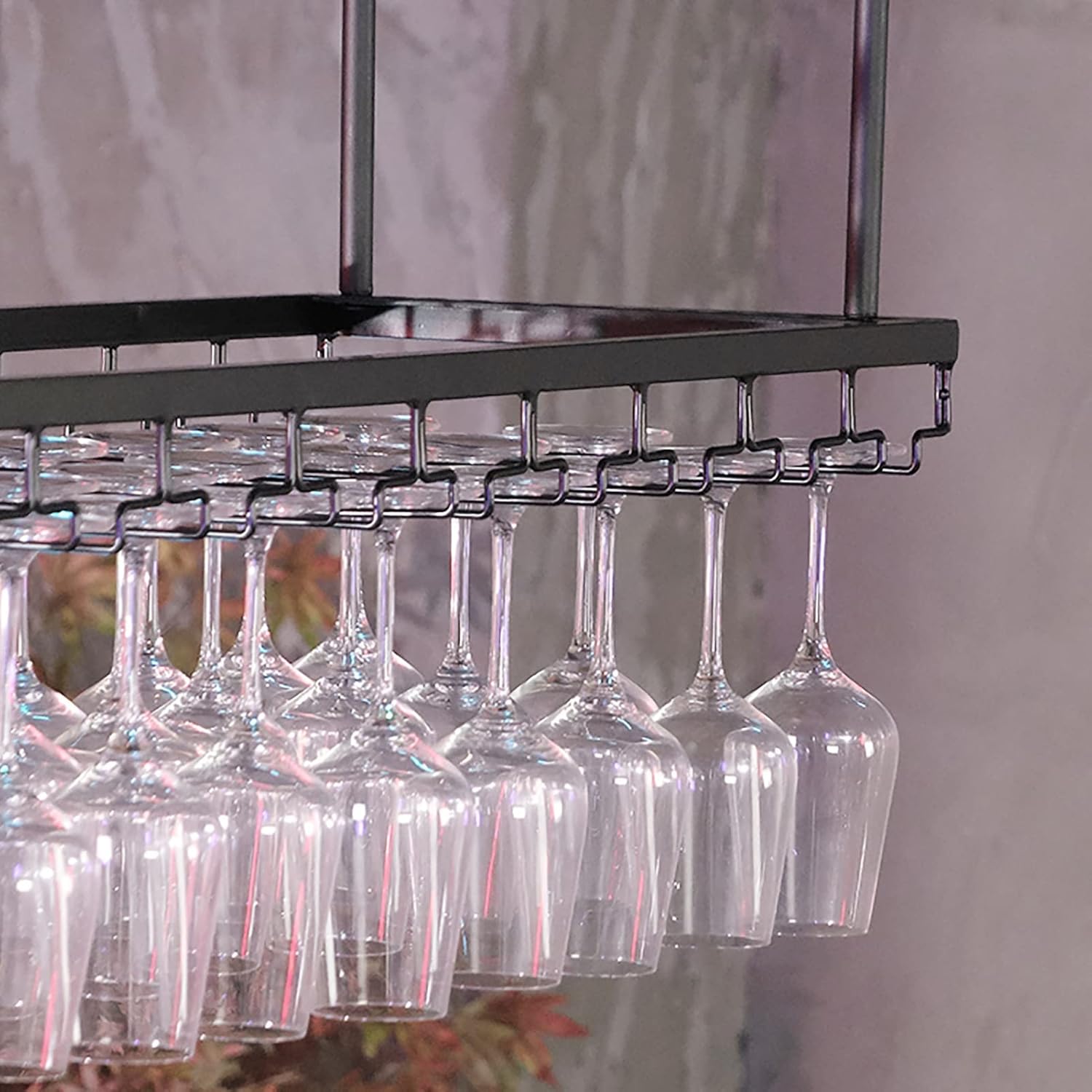 ZJDYDY Industrial Metal Wine Rack Wall Mount