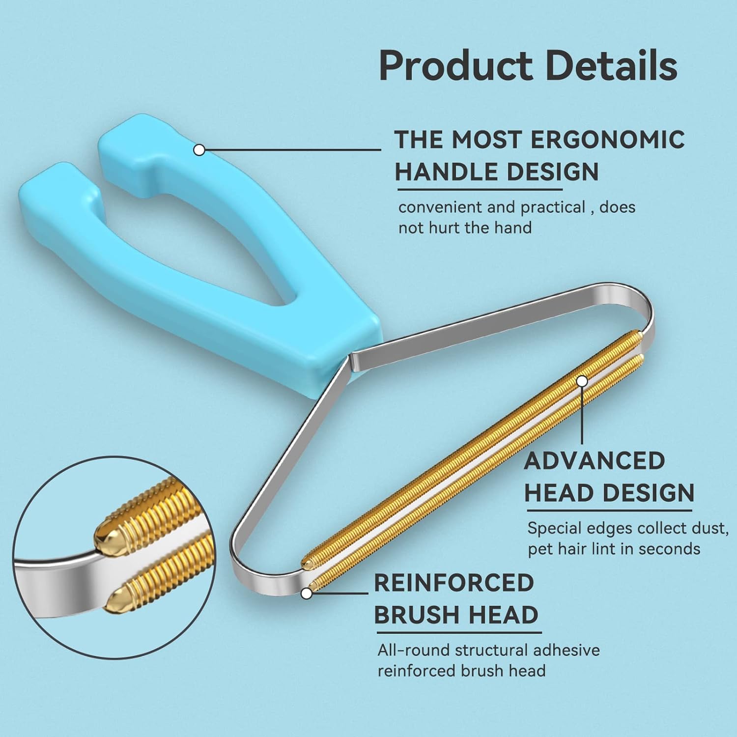 SOCCSO Pet Hair Remover for Carpets Furniture