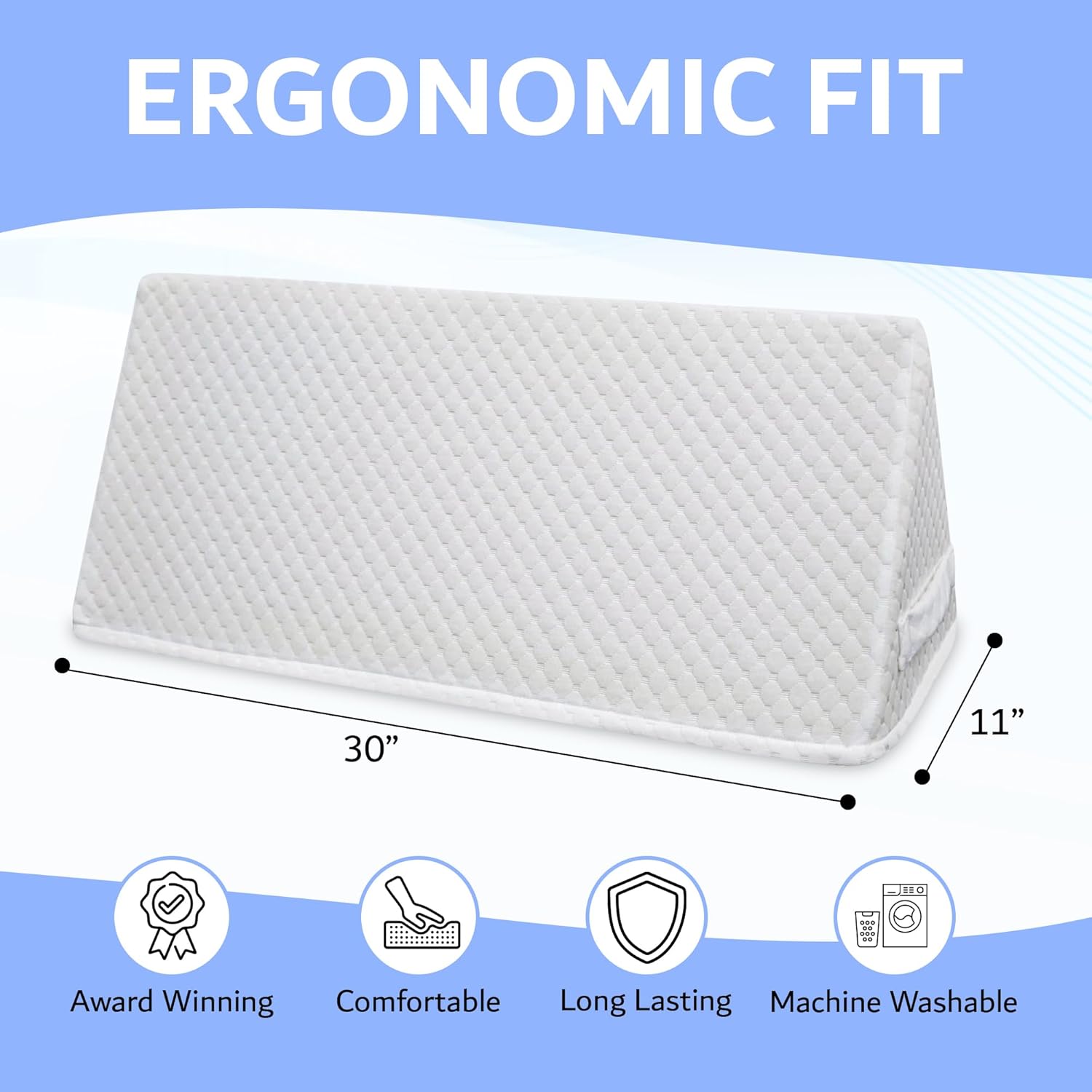 Triangle Foot Pillow for Back Pain Relief