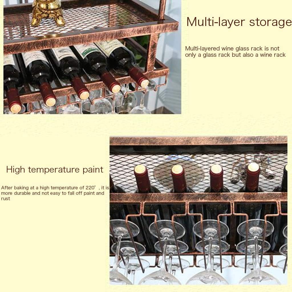 SENNIAN Inverted Wine Glass Ceiling Holder Rack