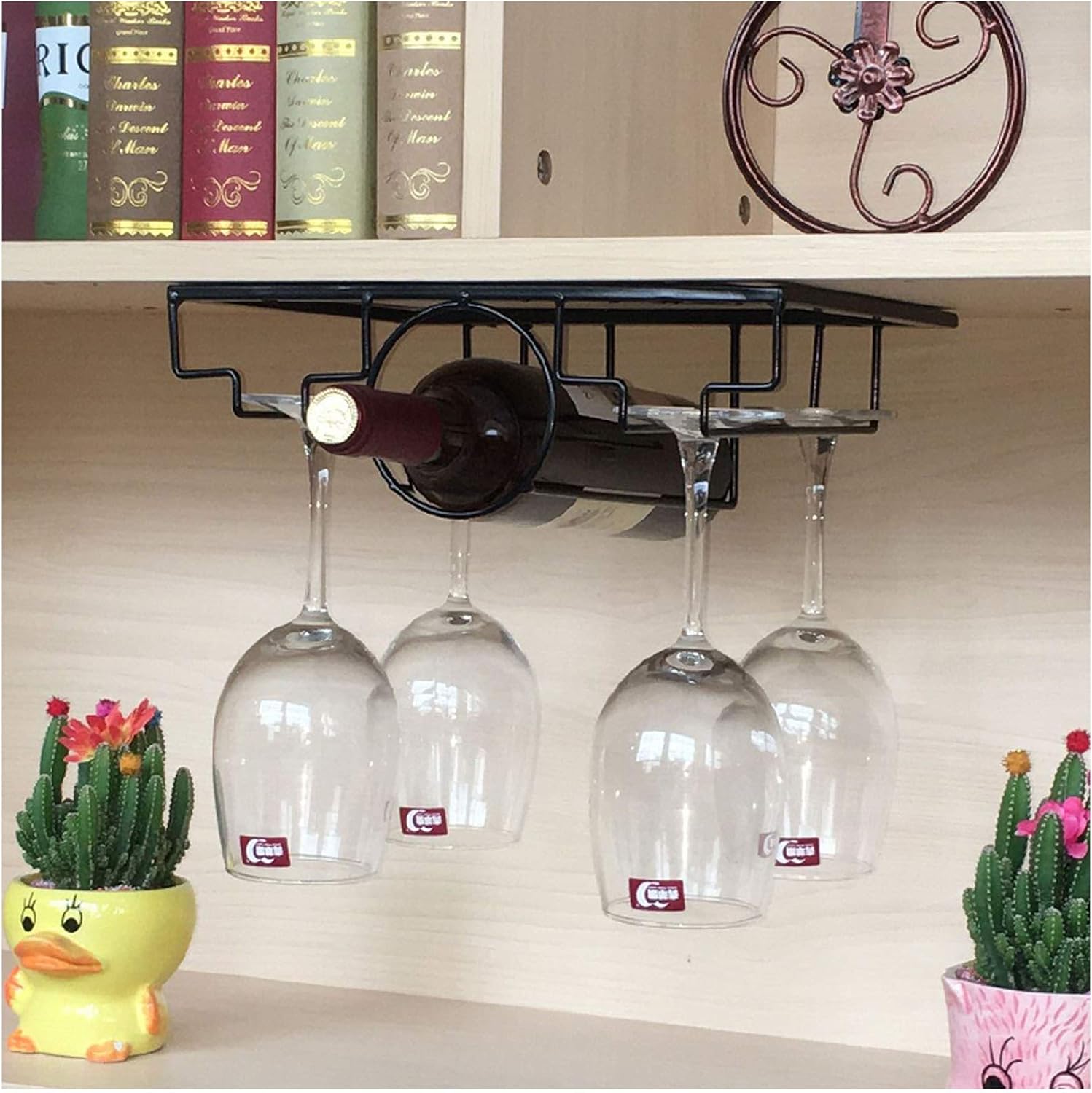 BOCbco Wall-Mounted Wine Racks Black 1