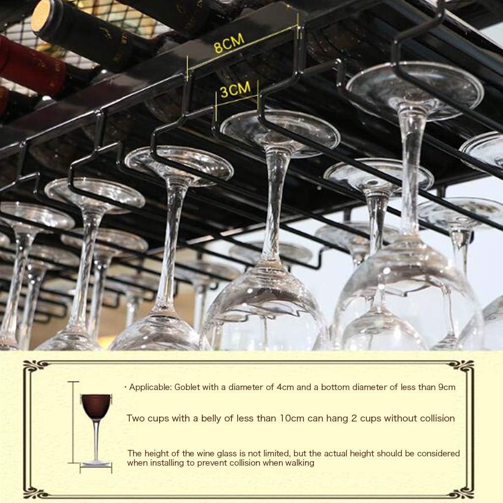 SENNIAN Inverted Wine Glass Ceiling Holder Rack