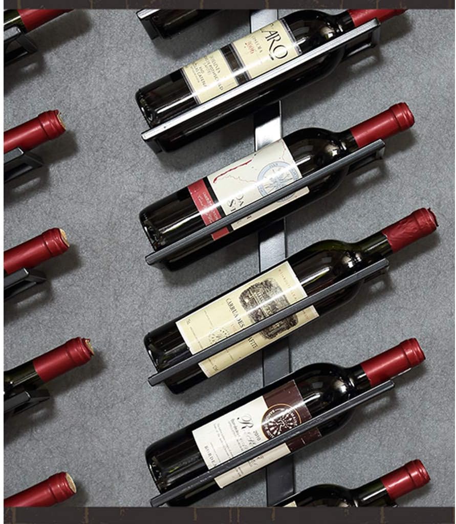 TOYOCC Wall-Mounted Wine Rack 2 Bottle Storage