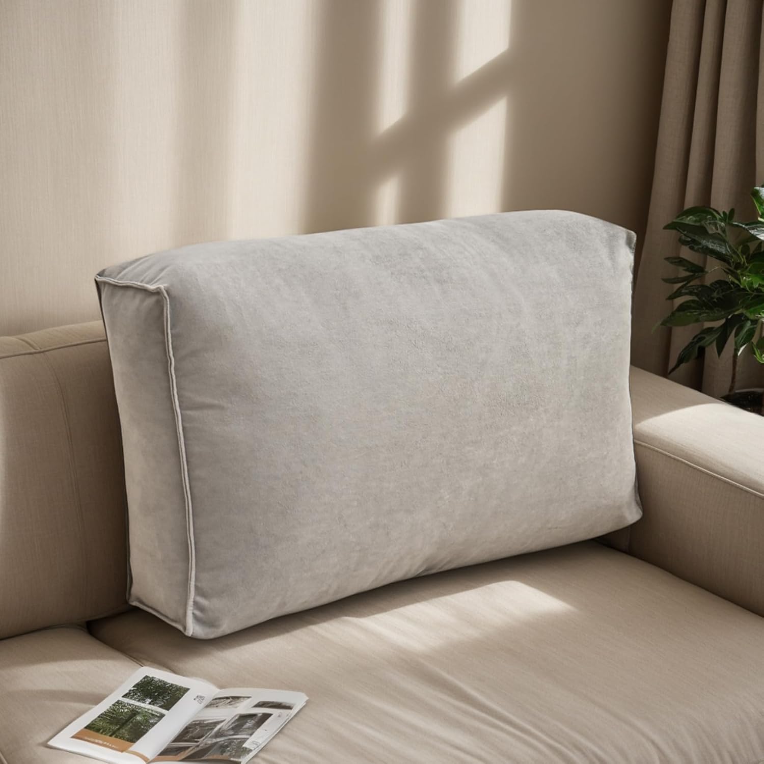 Muzrunq Reading Pillow with Lumbar Support