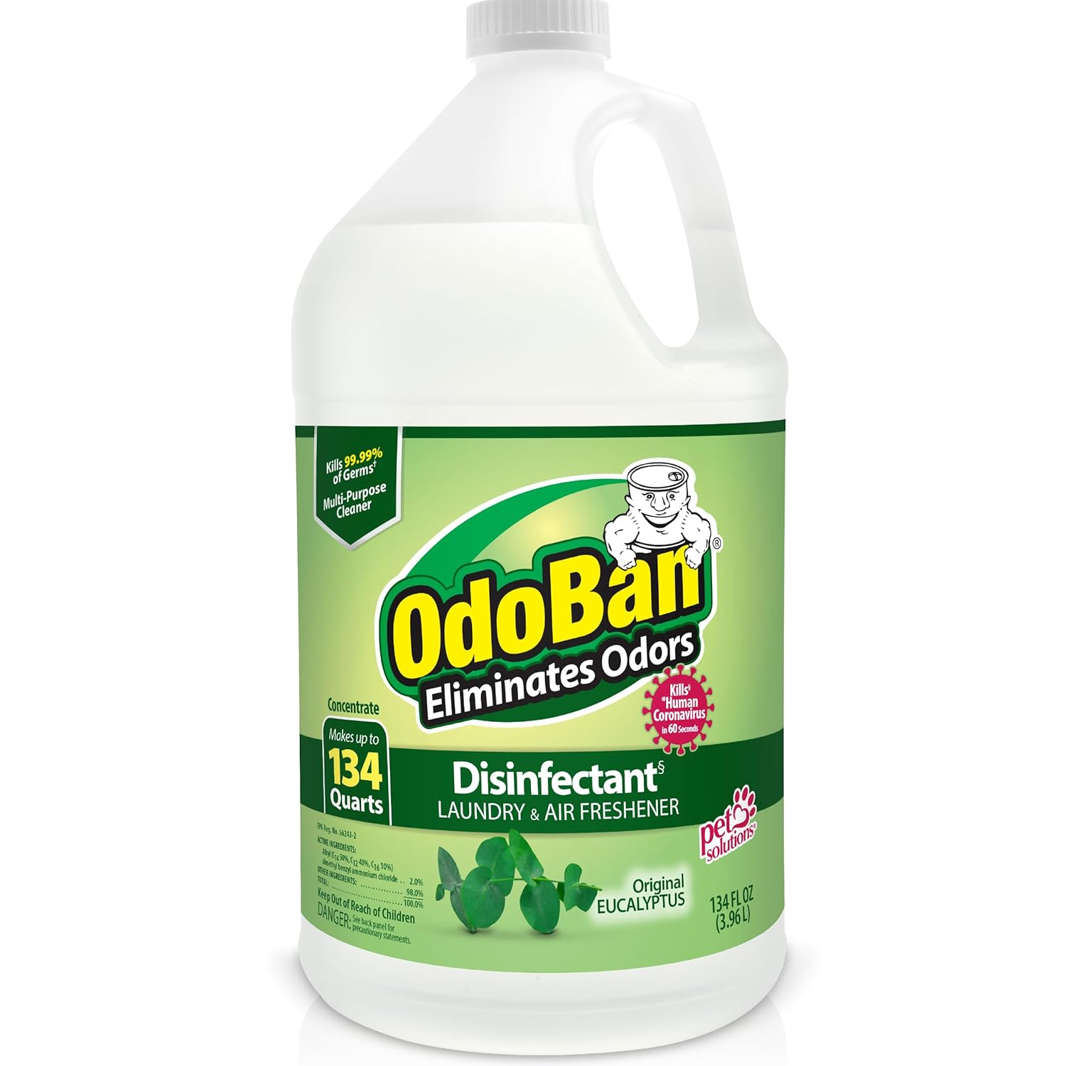 OdoBan Disinfectant Concentrate 134 Ounces Eucalyptus Scent