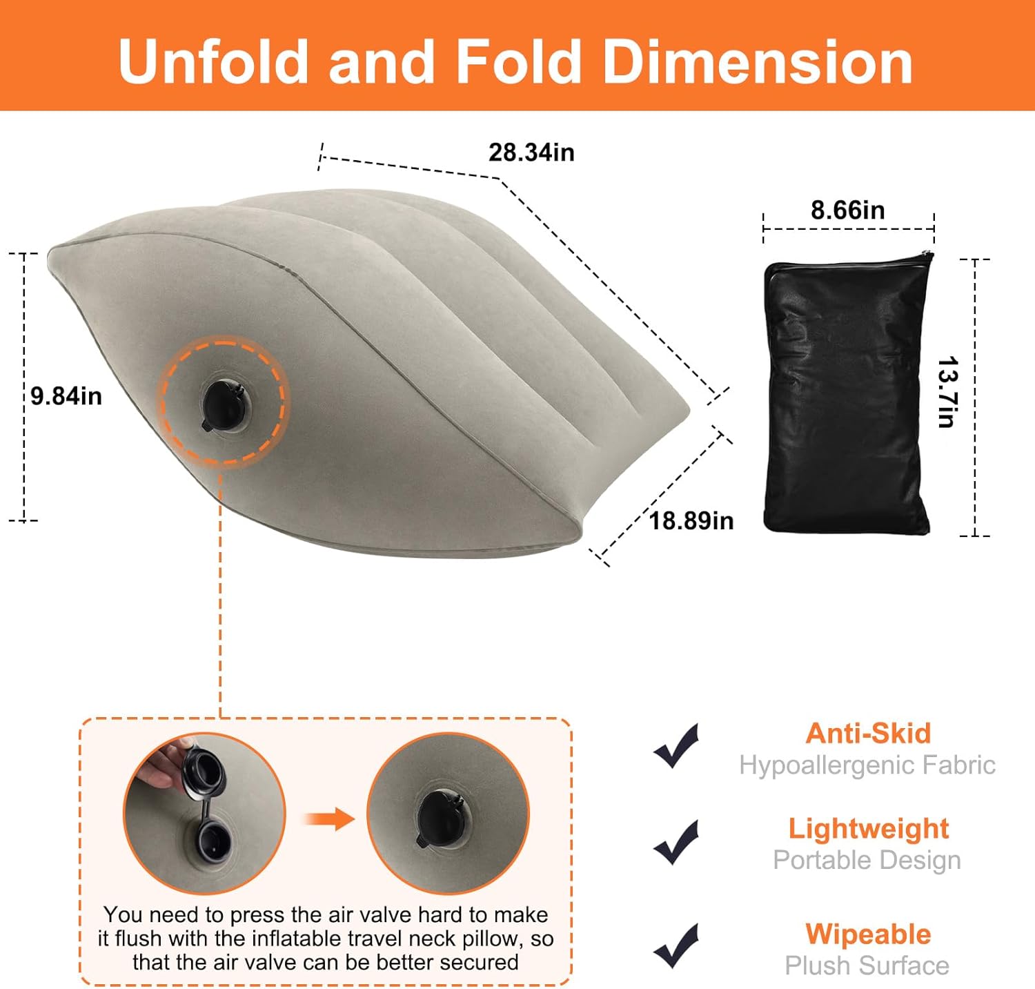 PNEUICALLY Inflatable Leg Elevation Pillow for Swelling and Back Pain Relief 1