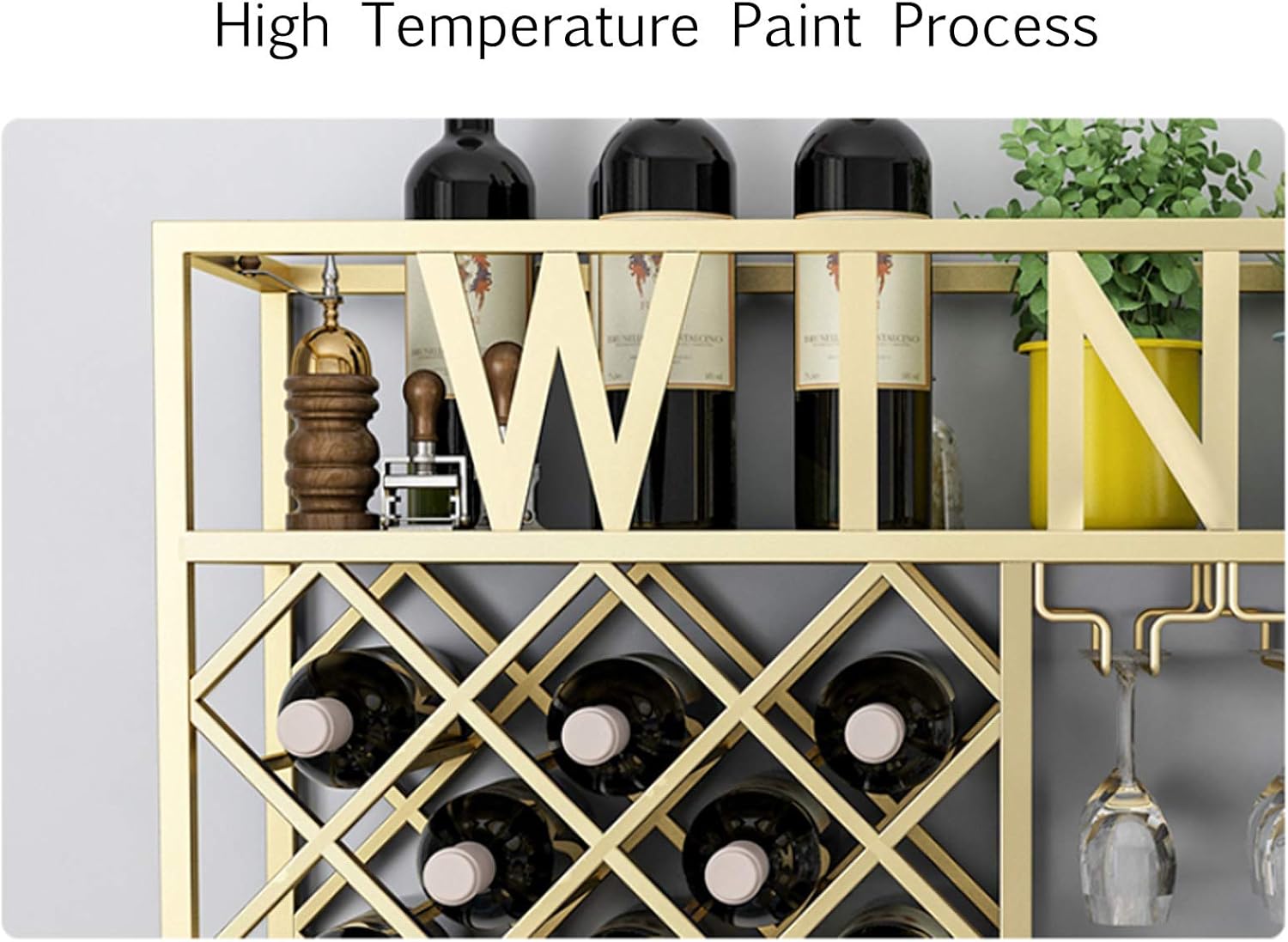 BOCbco Double Freestanding Wine Racks Cabinets