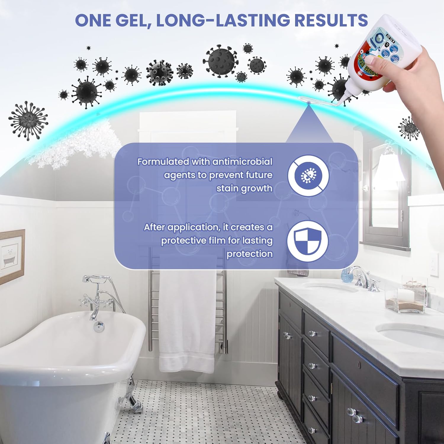 Swiffar Black Stain Remover Gel for Washing Machine and More