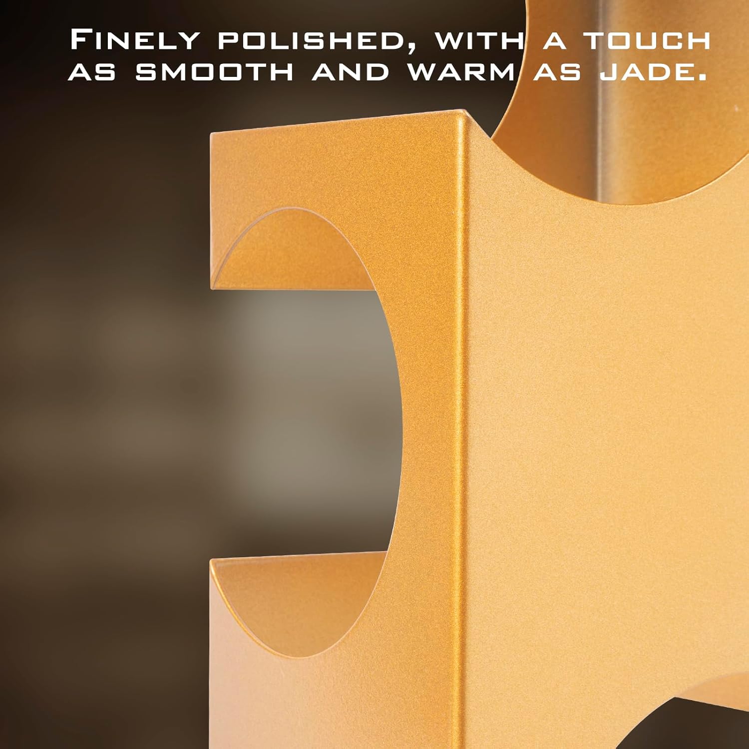 NETRCRHOM 4 Bottle Tabletop Wine Rack