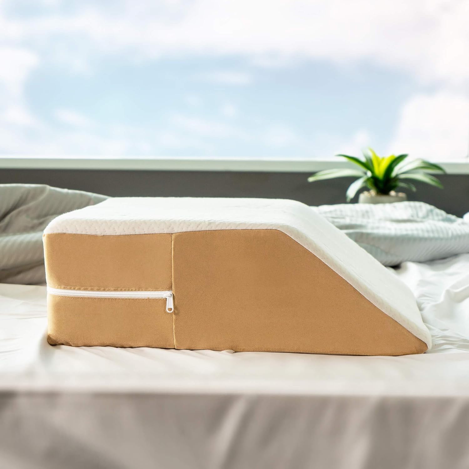 Avana Cooling Leg Wedge Pillow with Tencel Cover