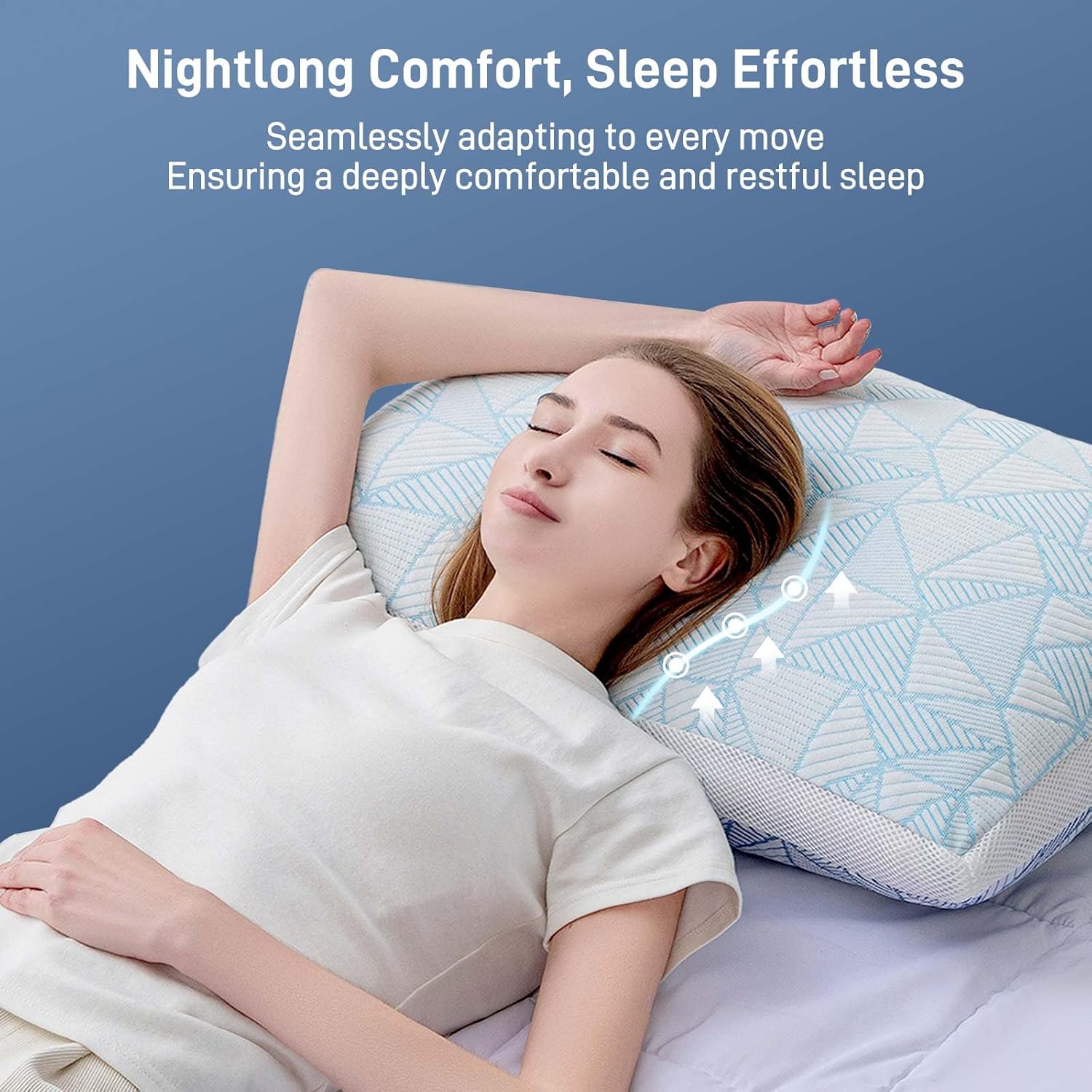 Caelorin Shredded Memory Foam Bamboo Viscose Pillow