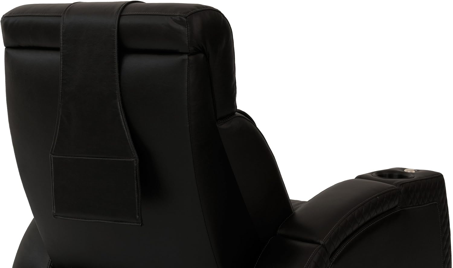 Octane Black Leather Recliner Neck Pillow 1 Count