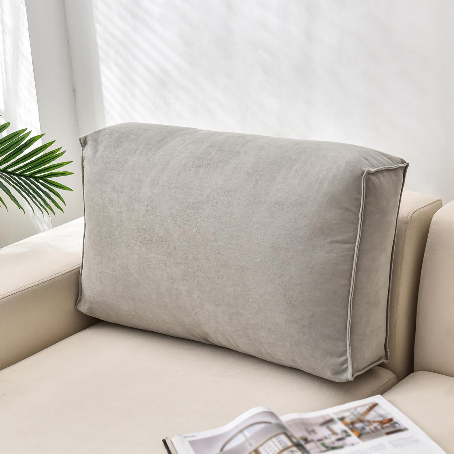 Muzrunq Reading Pillow with Lumbar Support