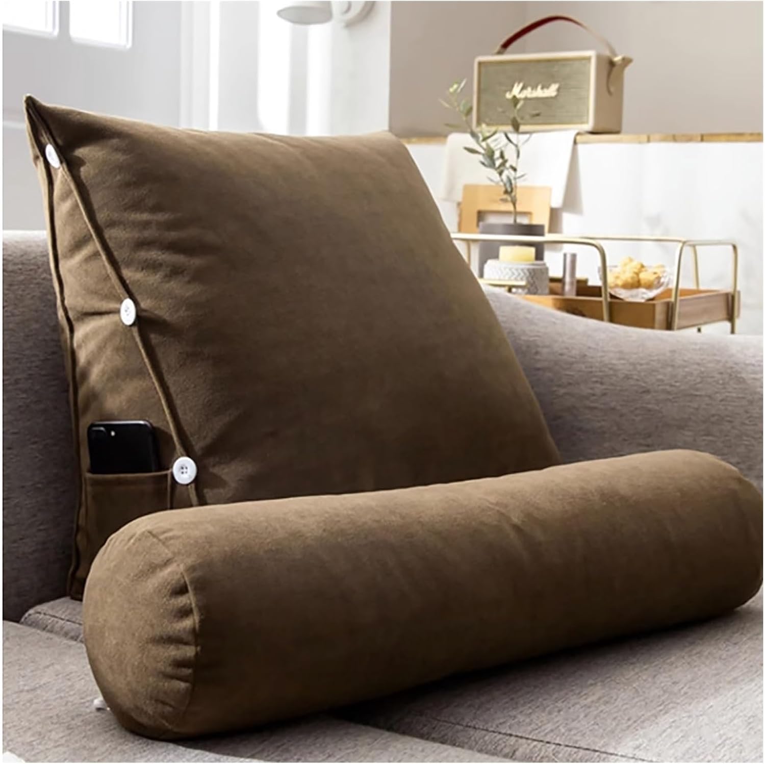 BESNUT Adjustable Wedge Pillow for Bed Reading and Rest