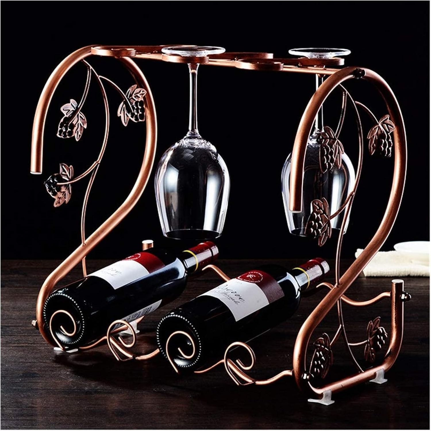 ALDEPO Wine Glass Storage Rack Wall Mounted