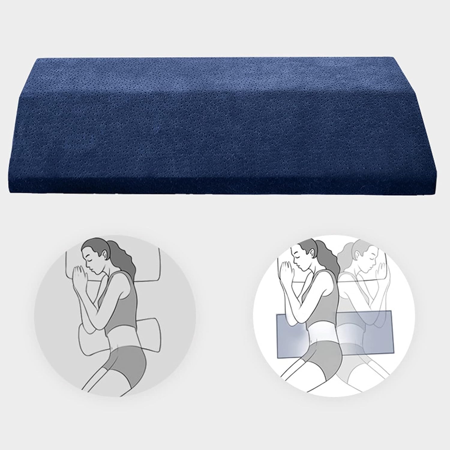 Back Support Cushion for Side and Back Sleepers