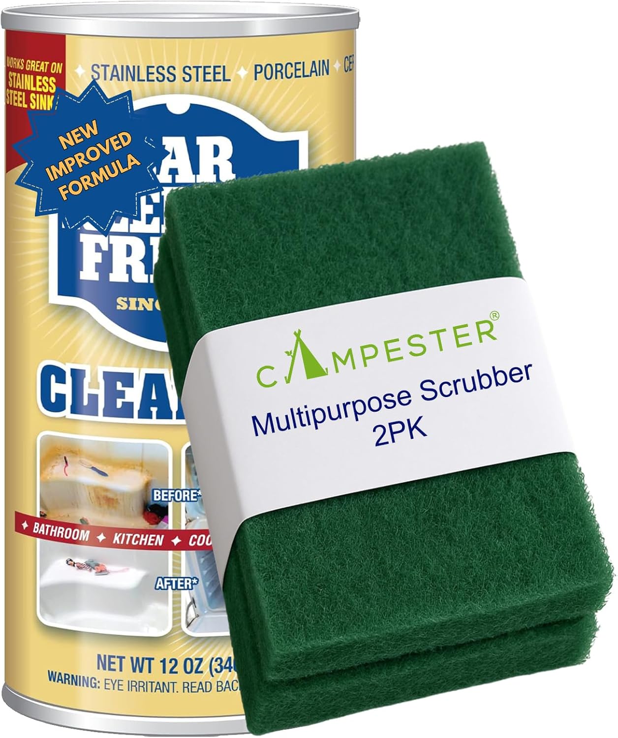 Campester All-Purpose Cleaner and Scrubbers Bundle