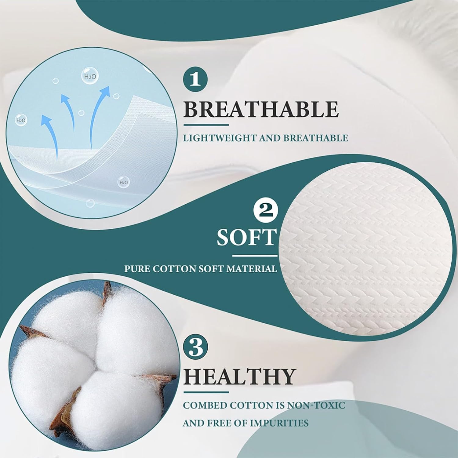 Lovskoo Soft Down Filling Bed Pillow for Stomach and Side Sleepers