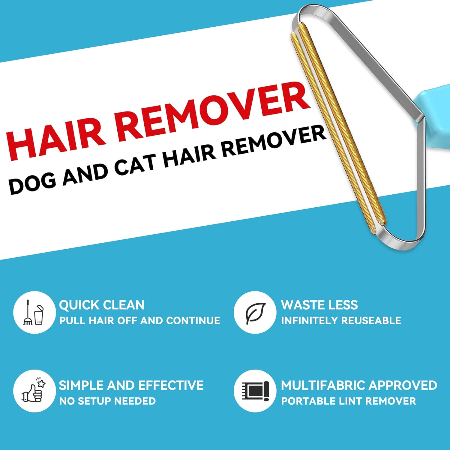 SOCCSO Pet Hair Remover for Carpets Furniture