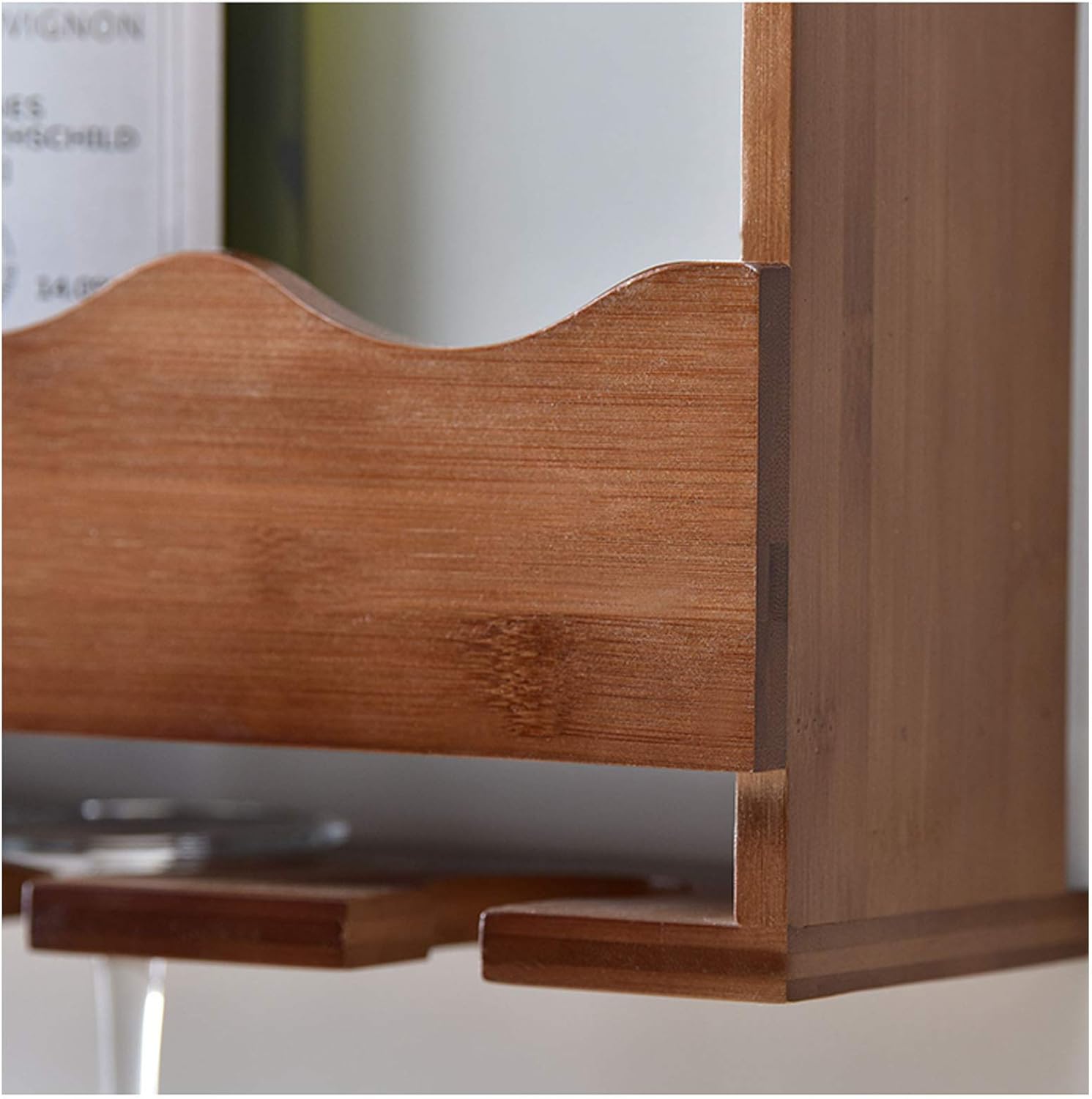 BOCbco Wooden Wine Rack Wall Mount