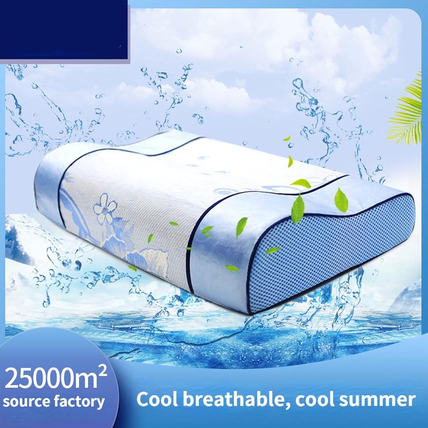 TEMKIN Cooling Cervical Pillow for Sleep and Neck Support