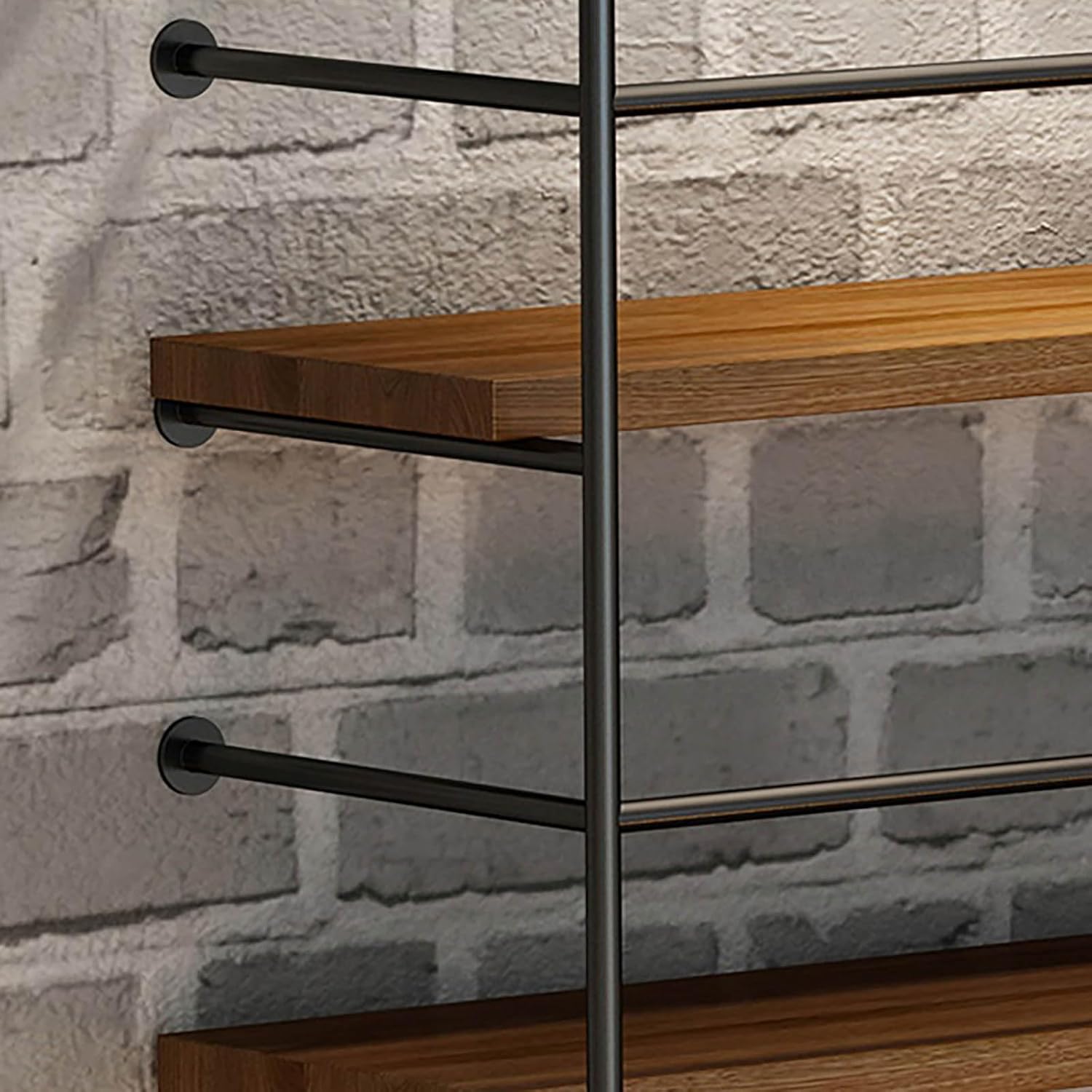 47in Industrial Wall Wine Rack 3-Tiers