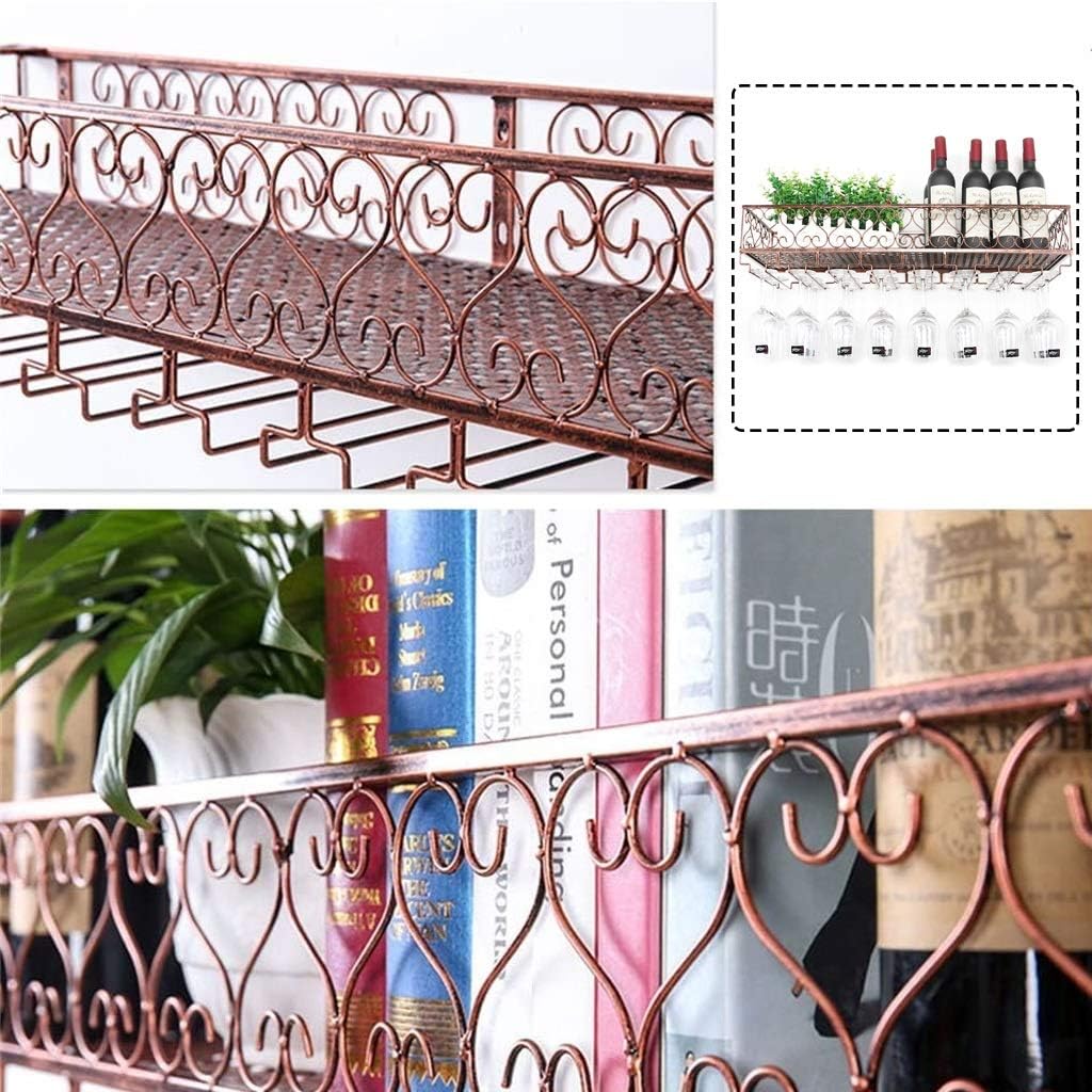 Wall-Mounted Wine Racks Vintage Bronze 60X25Cm