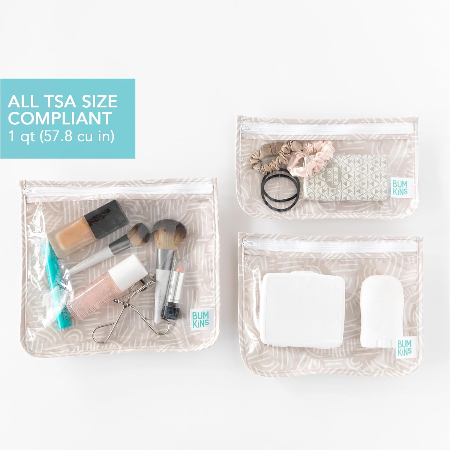 Bumkins Travel Bag Set of 3 Sizes TSA Approved 1