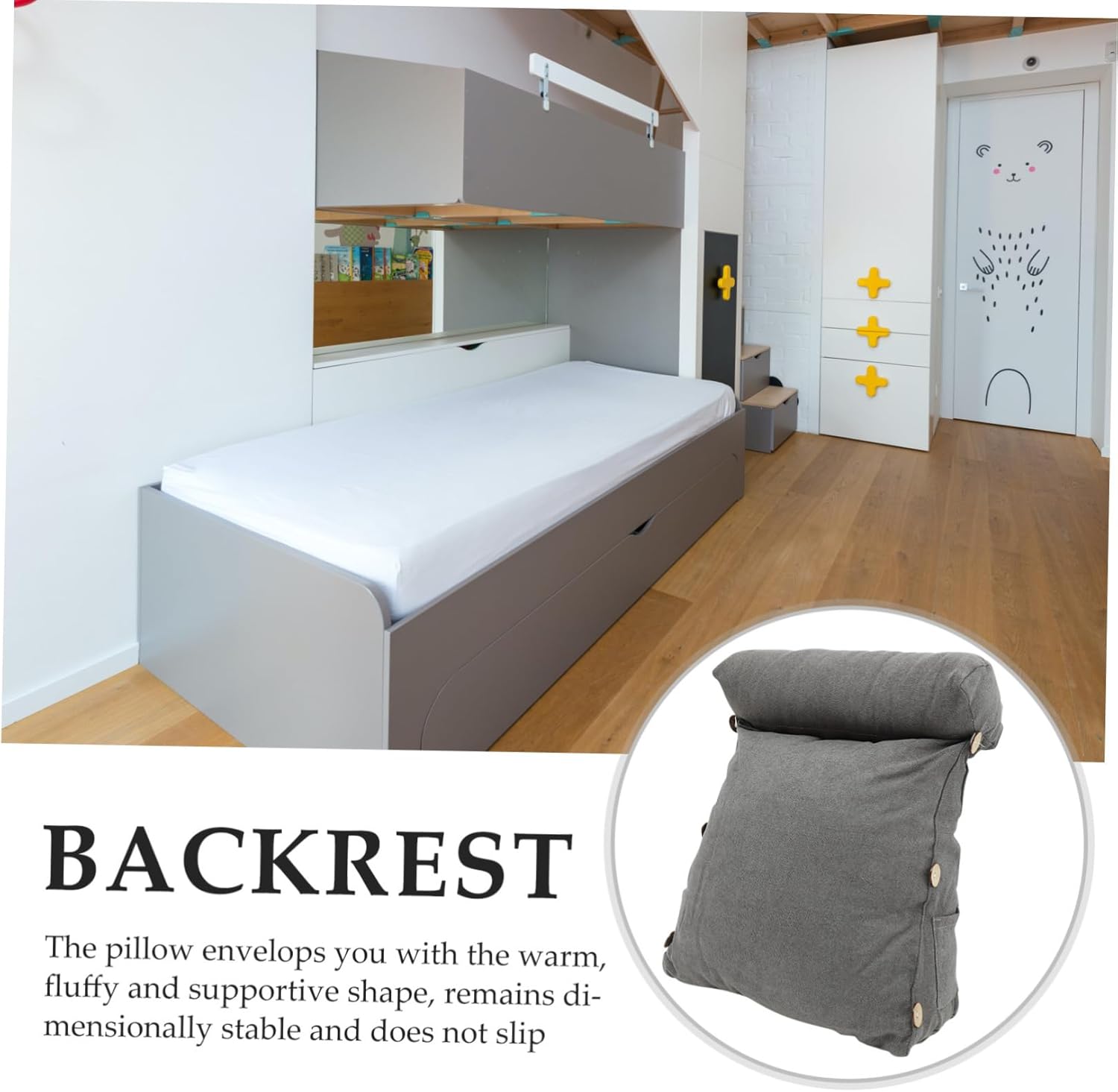 Adjustable Wedge Pillow for Neck and Back Support